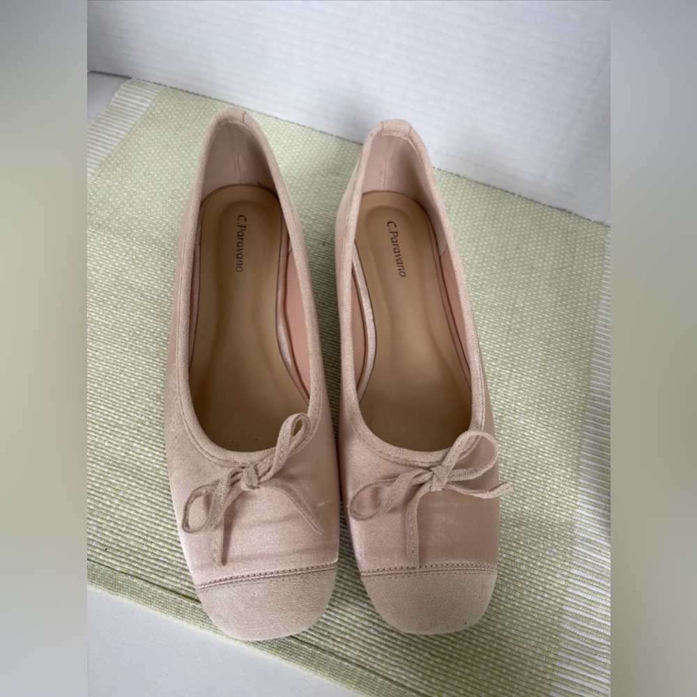 C. Paravano Leather -Lined Ballet Flat